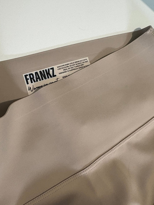 8" Nude Accumulator compression tights