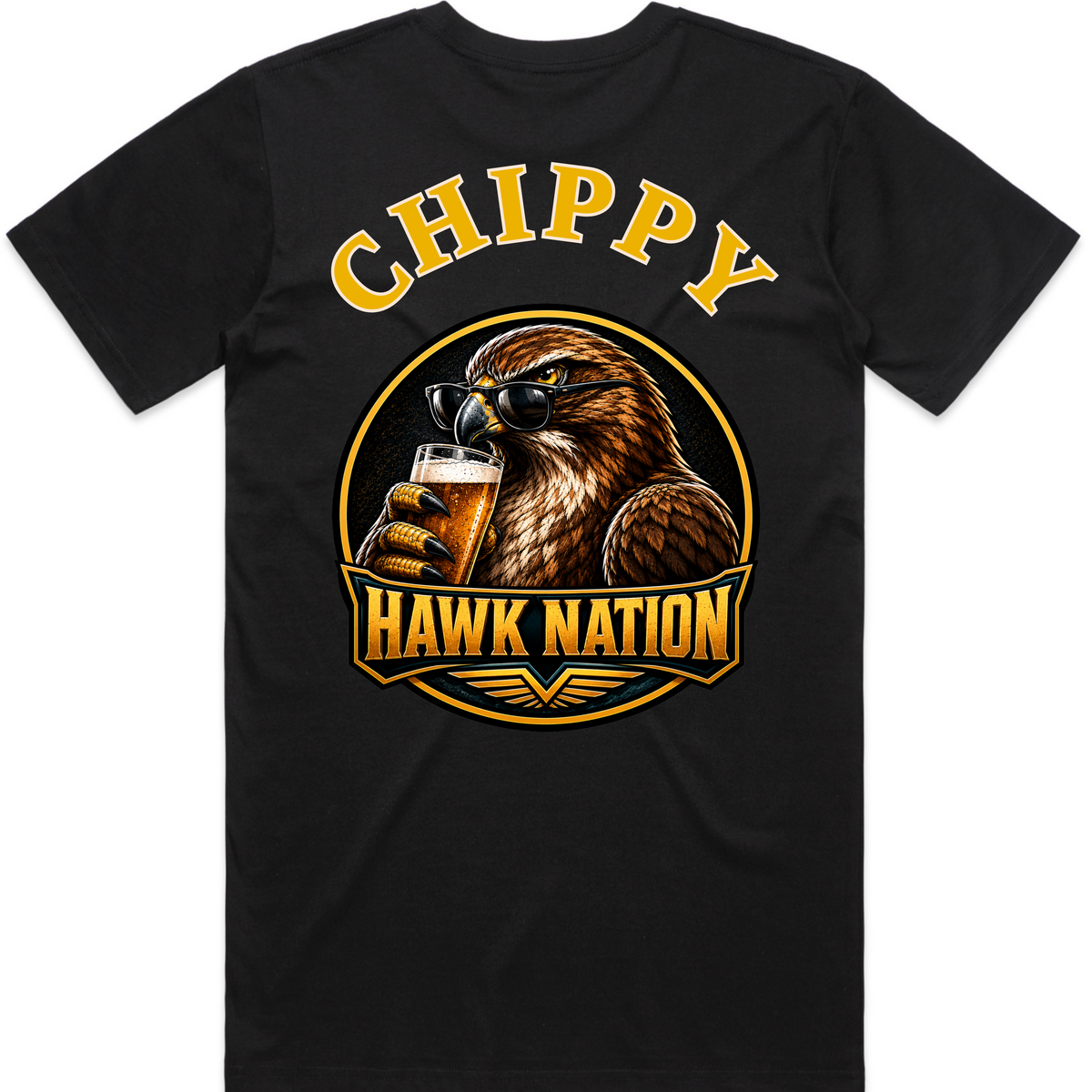 Hawk Nation customised supporter tee