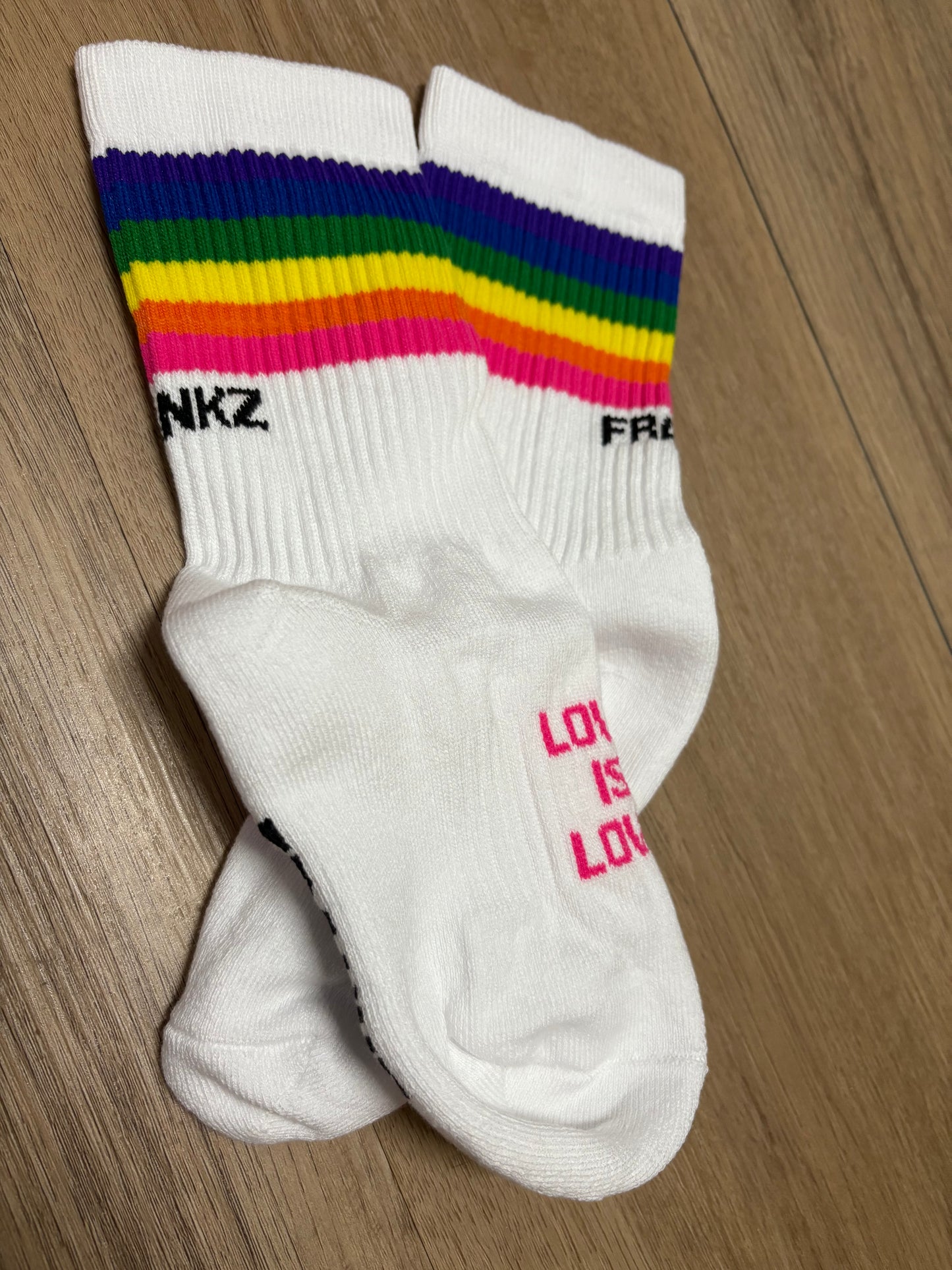 FRANKZ PRIDE White Socks