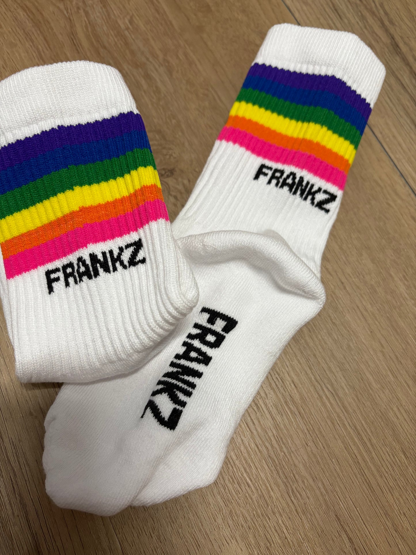 FRANKZ PRIDE White Socks