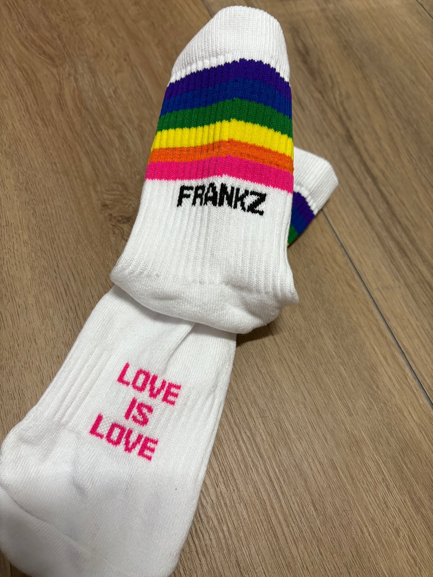FRANKZ PRIDE White Socks
