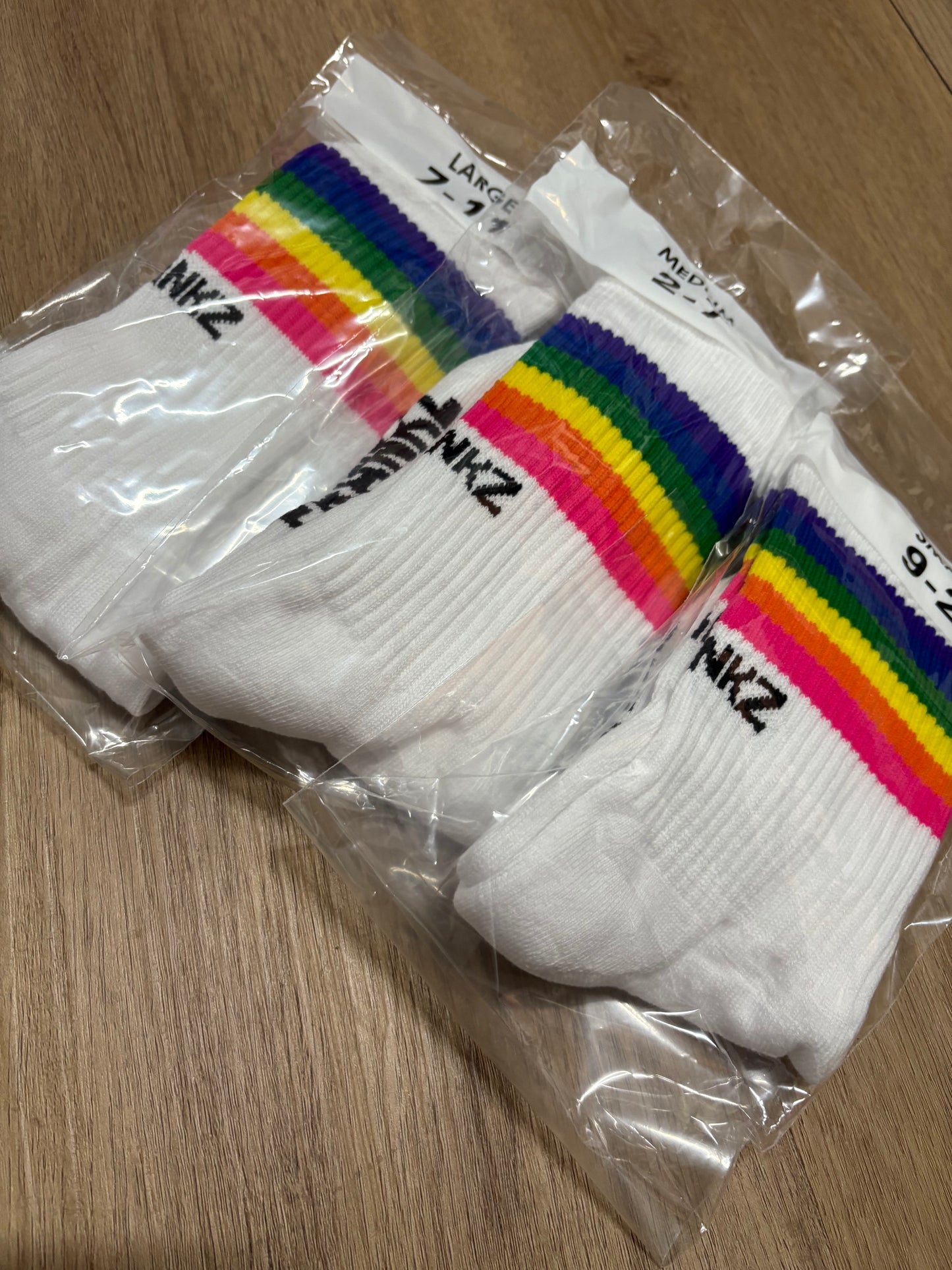 FRANKZ PRIDE White Socks