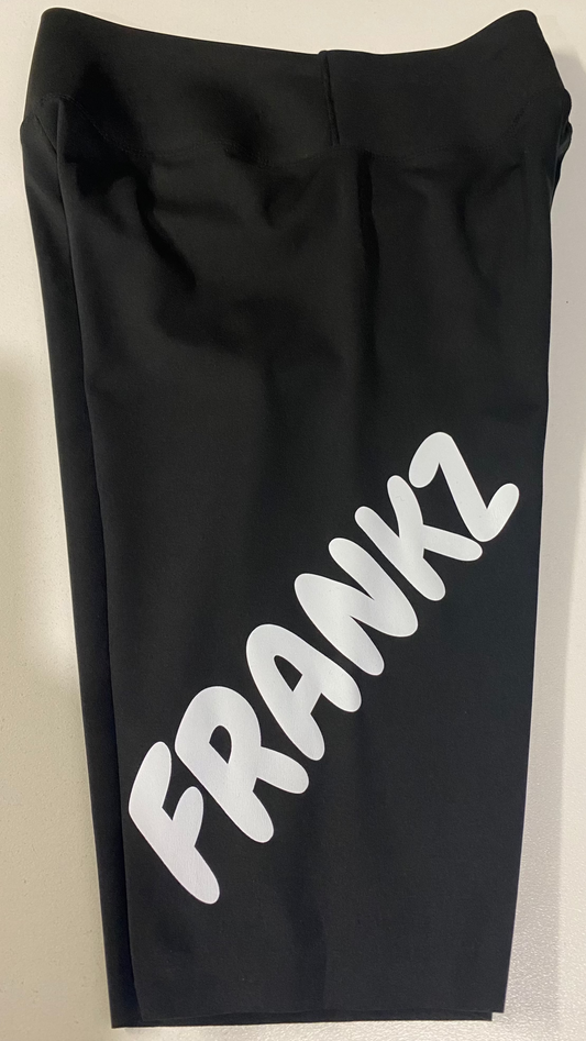 8" Agile Black compression tights