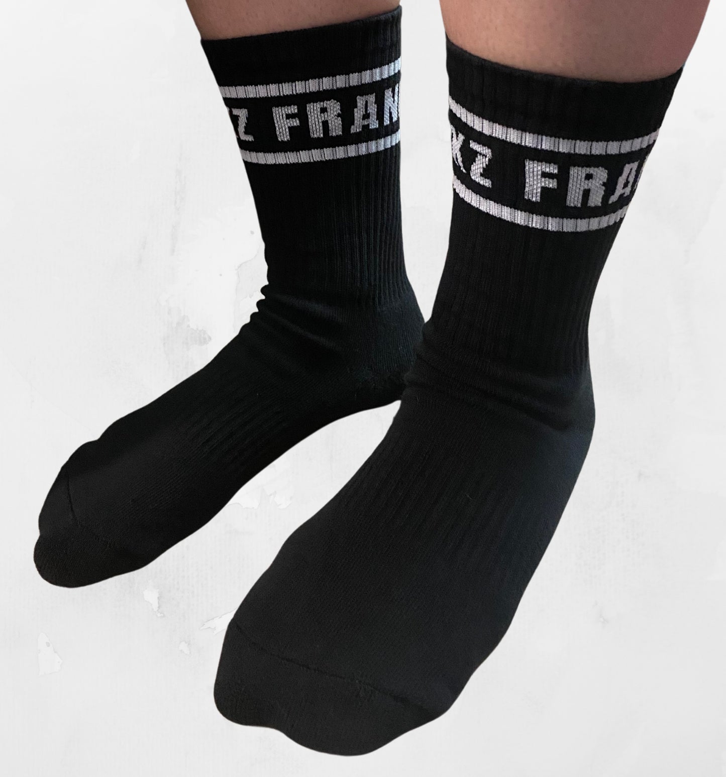 FRANKZ Black crew socks