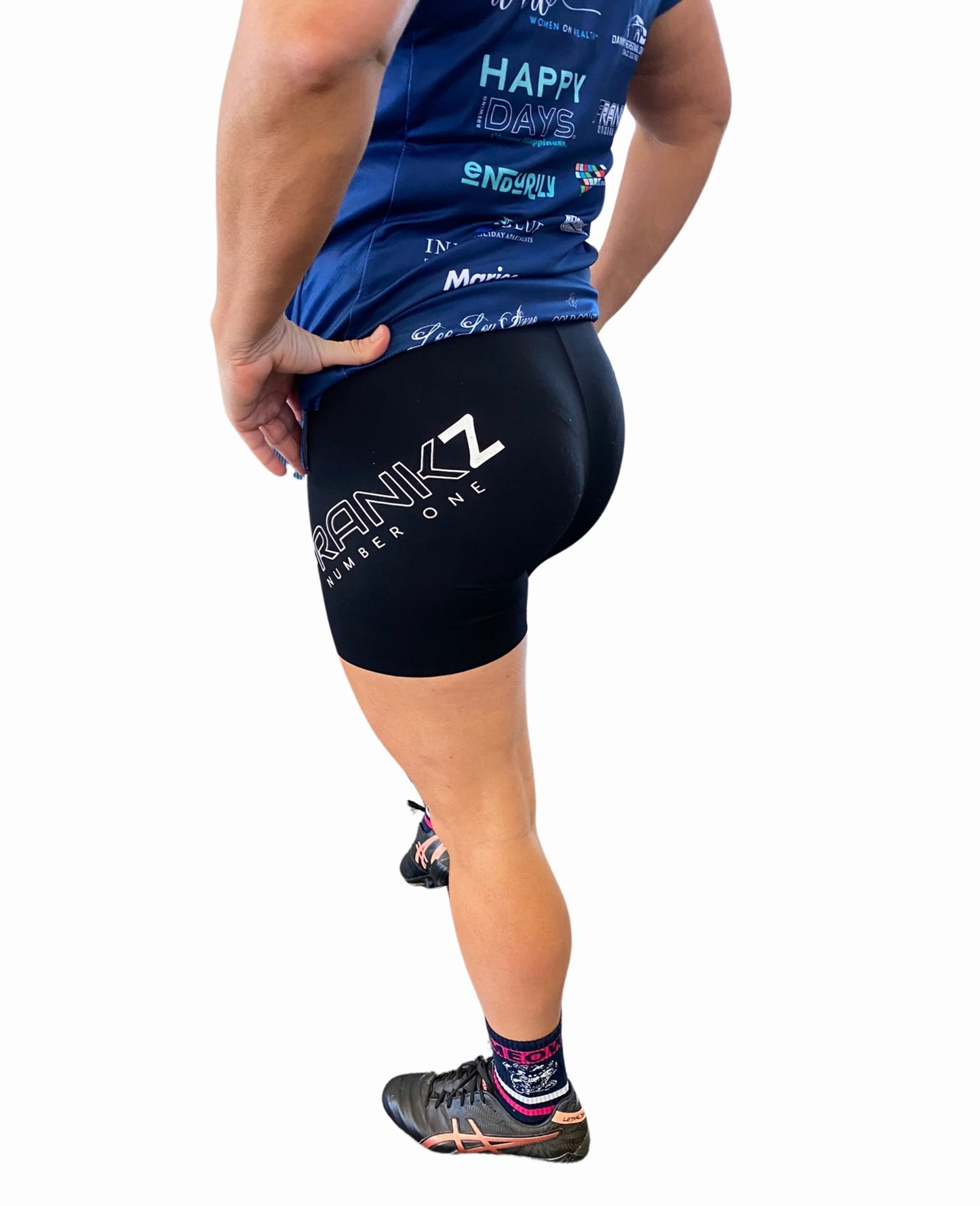 5" Black accumulator compression tights