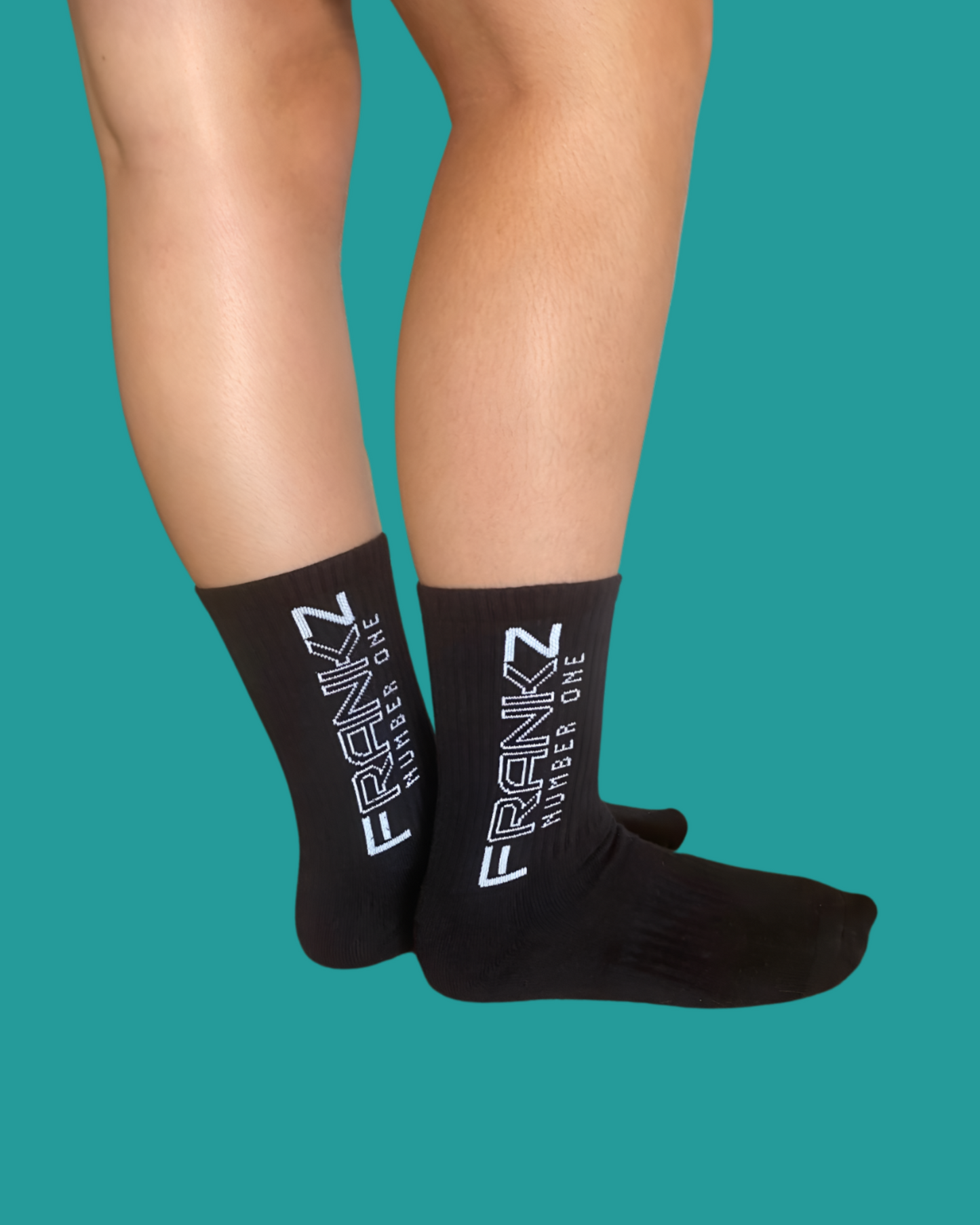 Black Signature Crew Socks