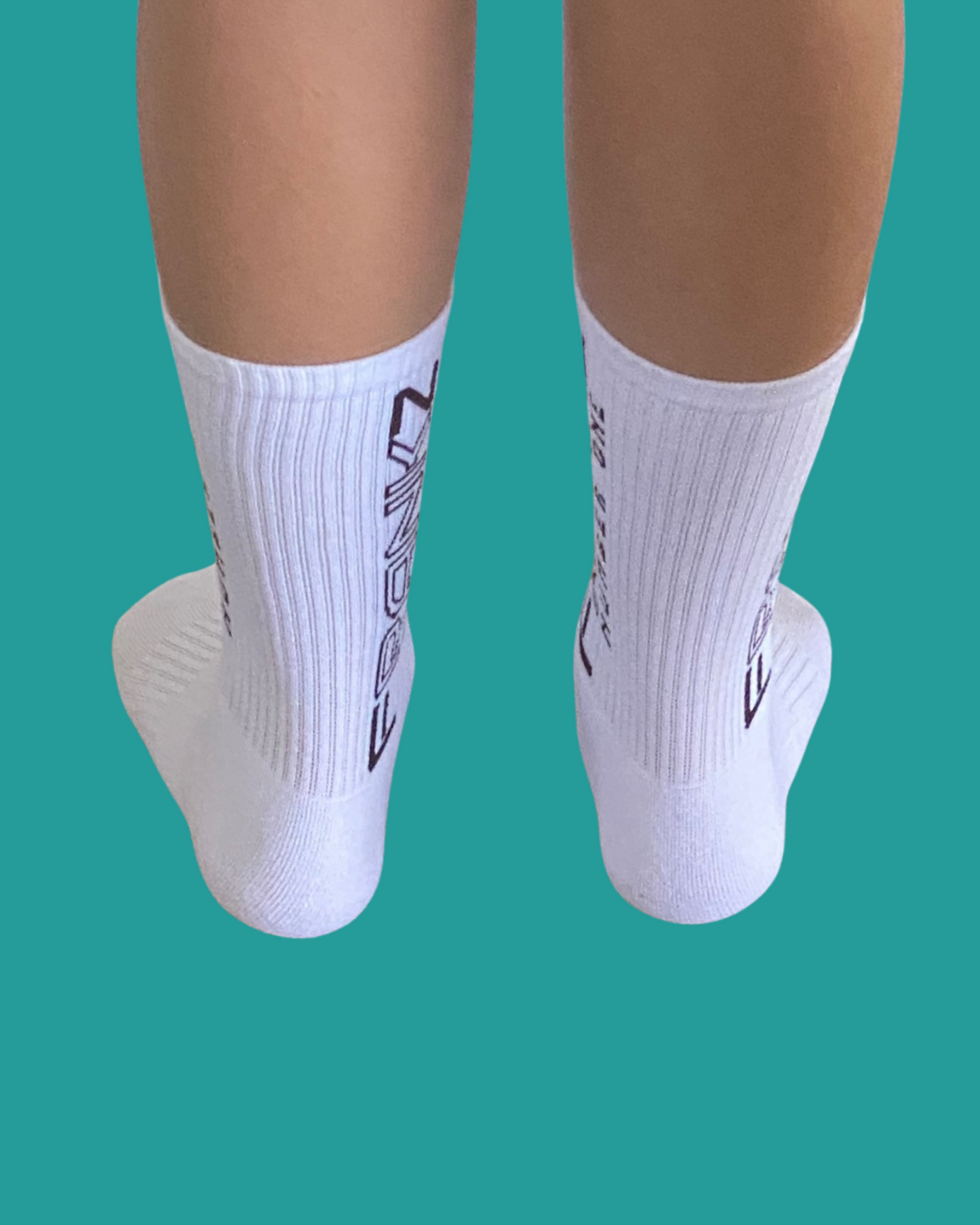White Signature Crew Socks