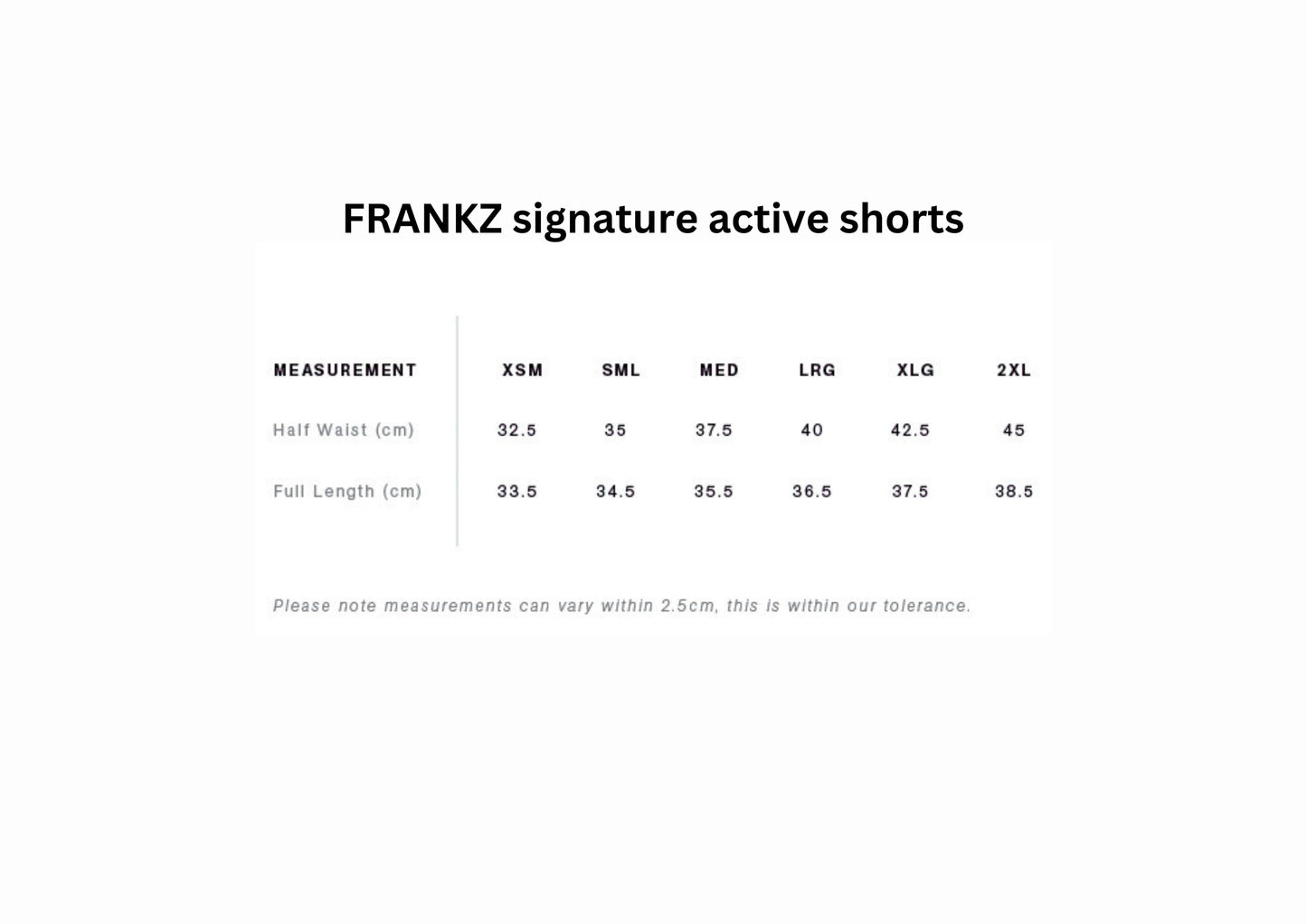 Signature active shorts