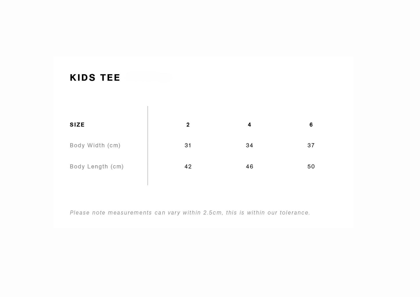 KIDS Classic tees