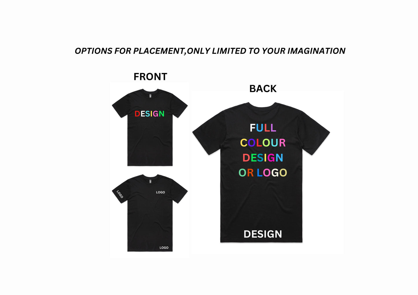 FRANKZ BLANKZ Customised Tee - 2-4 quantities