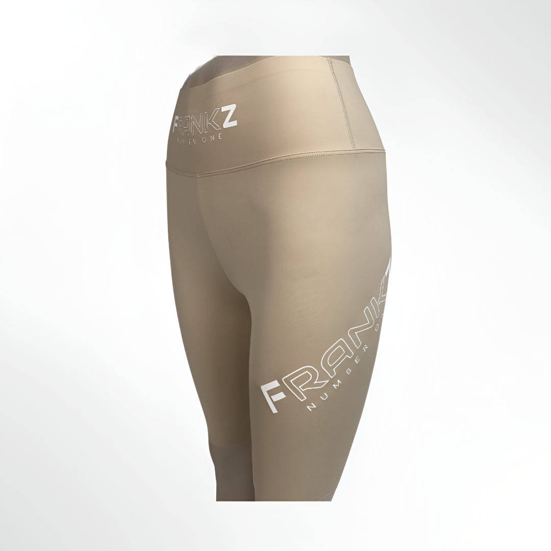8" nude accumulator compression tights