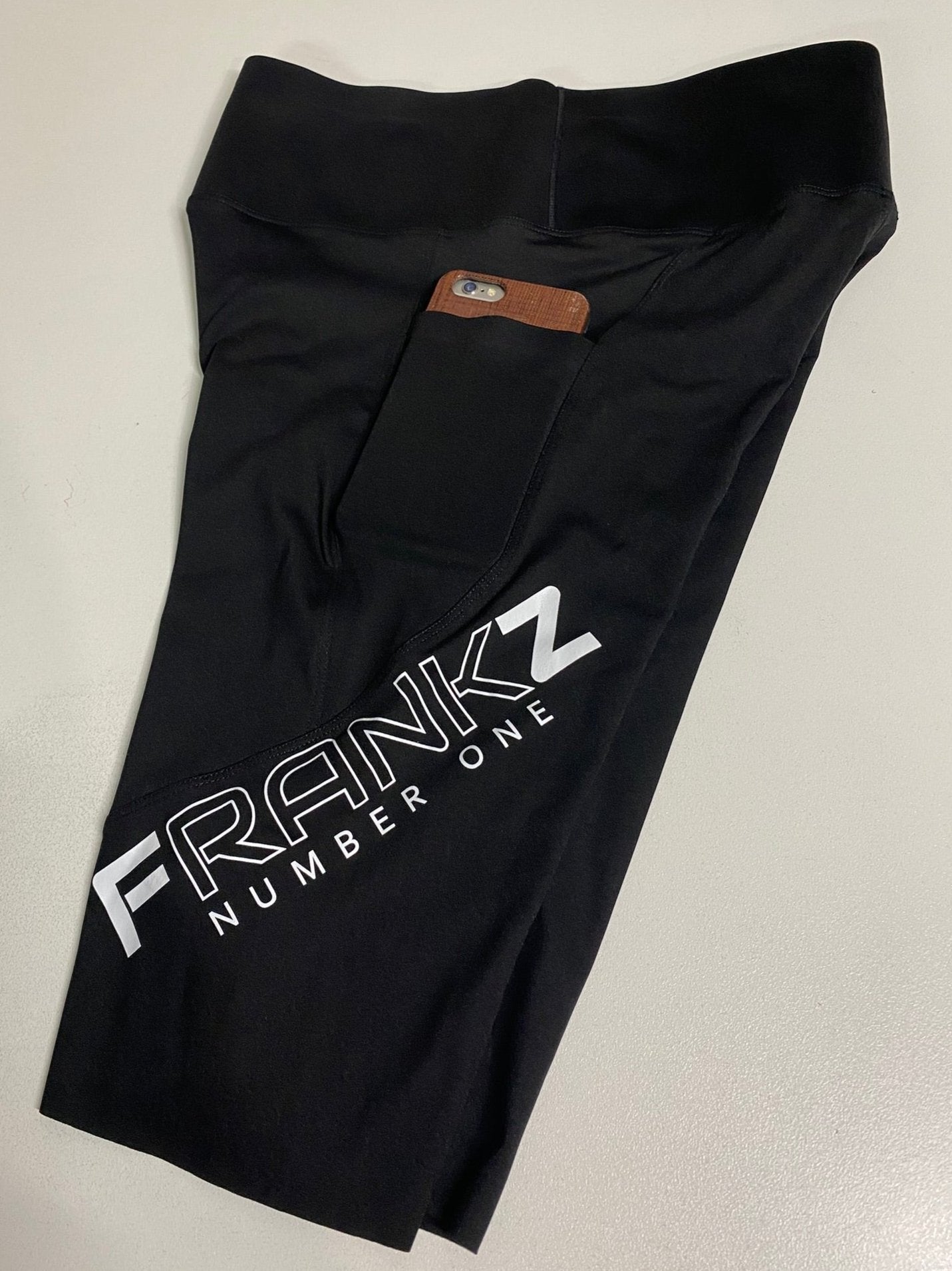 7" Black Evader Pocket - Compression tights