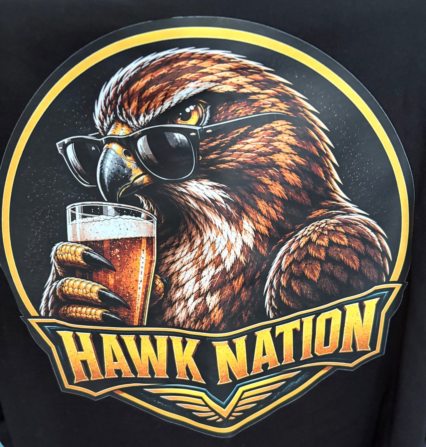 Hawk Nation customised supporter tee