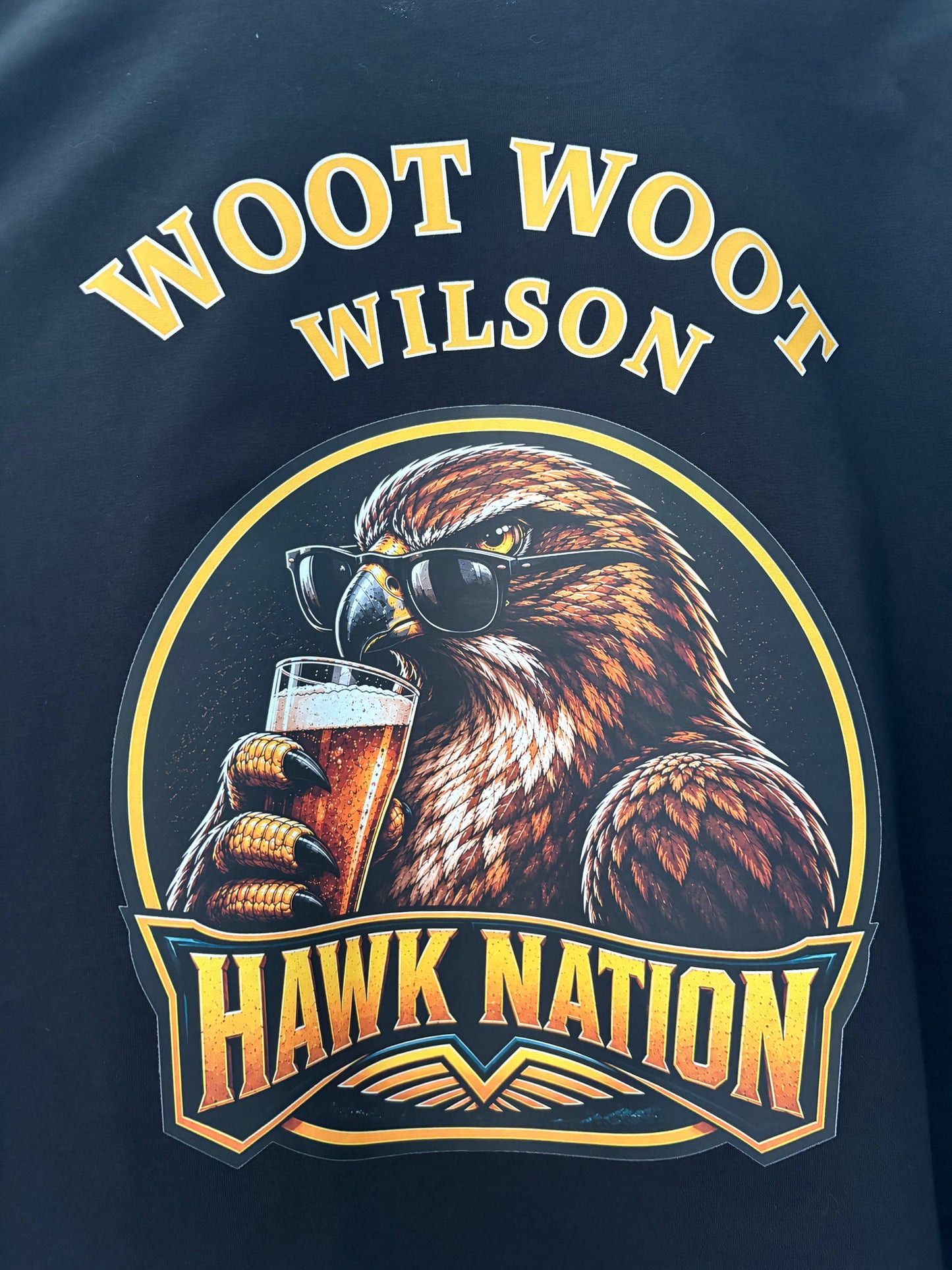 Hawk Nation customised supporter tee