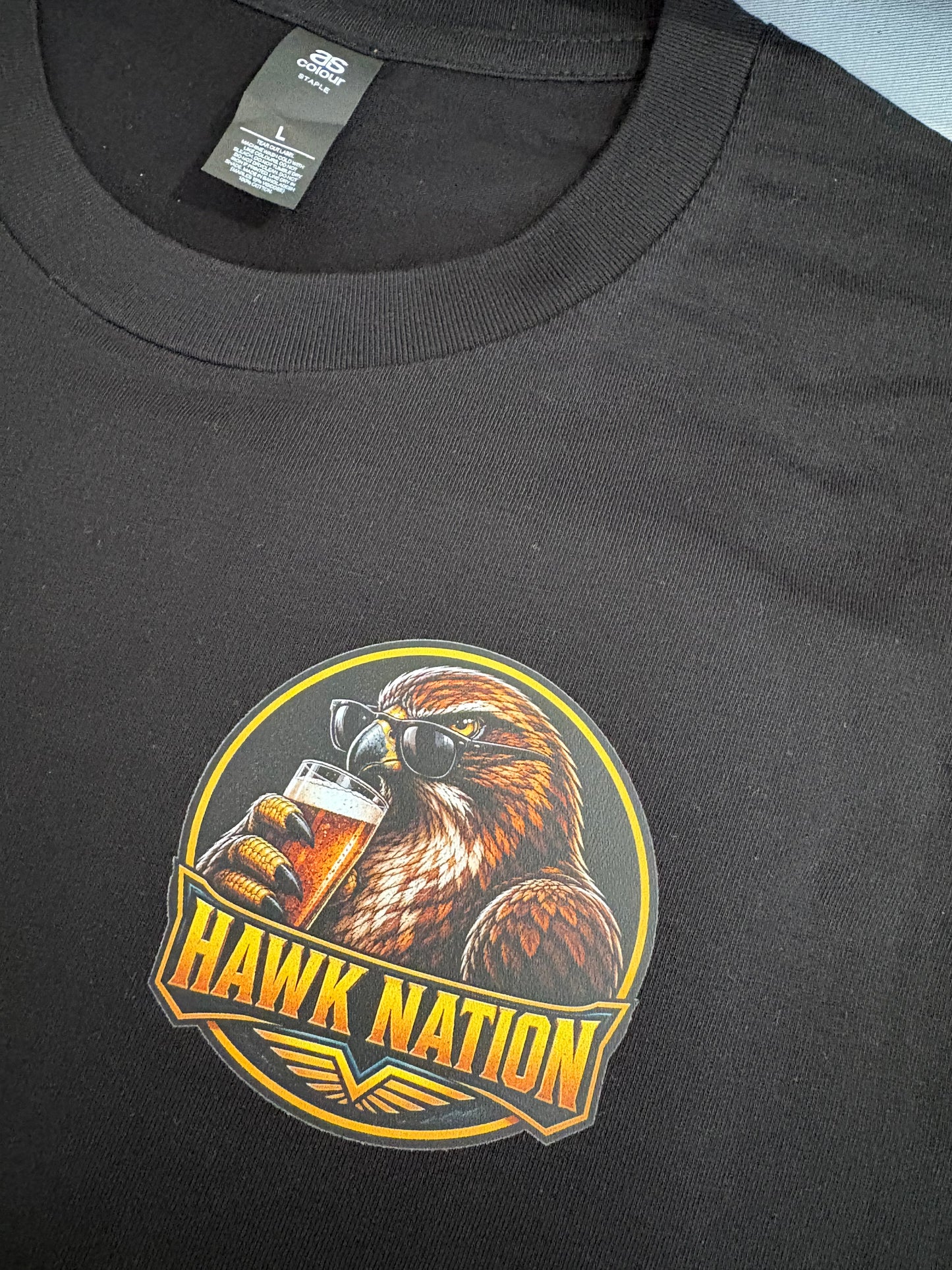 Hawk Nation customised supporter tee