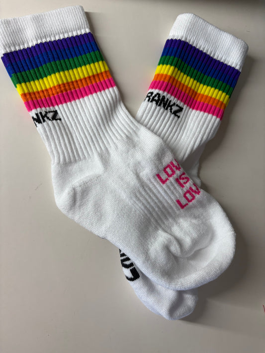 FRANKZ PRIDE White Socks
