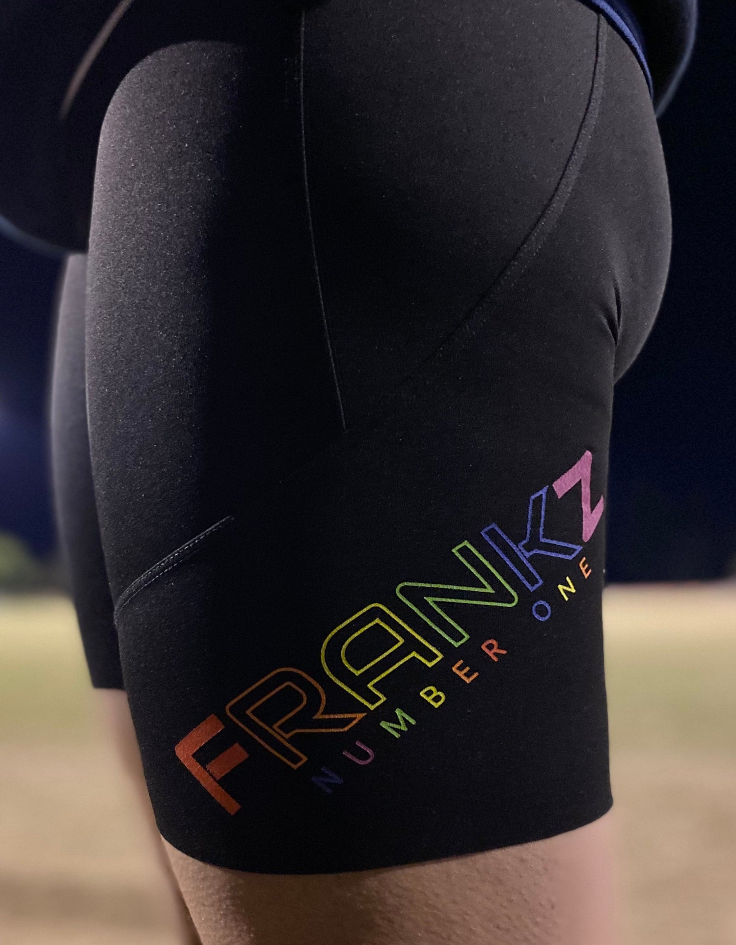 7" Black Evader Pocket - Compression tights