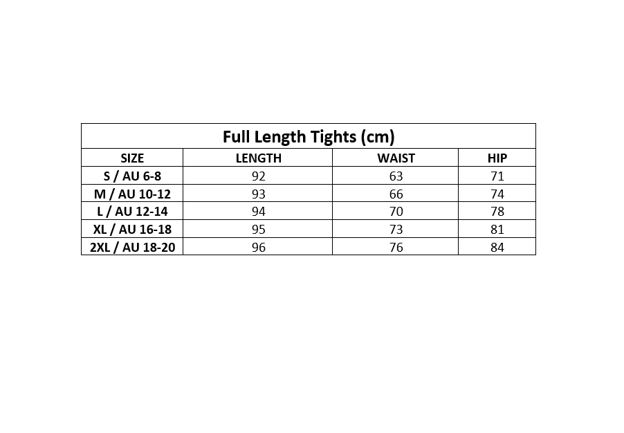 Full length accumulator compression tights