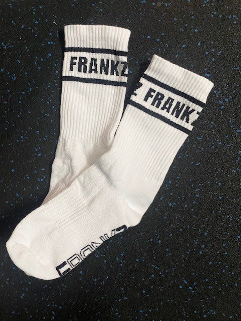 FRANKZ white crew socks